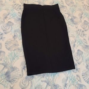 Iris Black Pencil Skirt Size Small